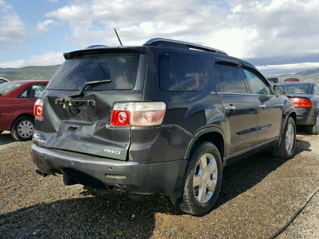 1GKEV33787J115195 - 2007 GMC ACADIA SLT შავი ფოტო 4