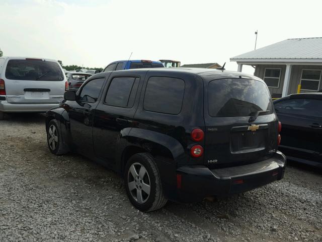 3GNCA13B59S568870 - 2009 CHEVROLET HHR LS BLACK photo 3