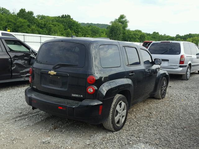 3GNCA13B59S568870 - 2009 CHEVROLET HHR LS BLACK photo 4