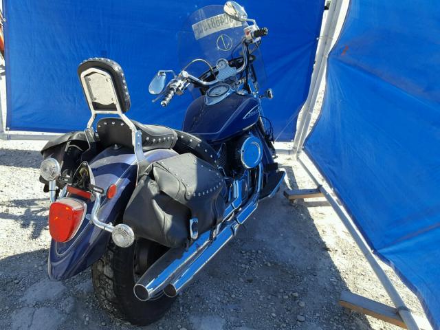 JYAVP11E09A117341 - 2009 YAMAHA XVS1100 A BLUE photo 4