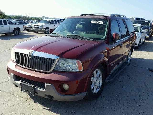 5LMFU27R34LJ21195 - 2004 LINCOLN NAVIGATOR MAROON photo 2