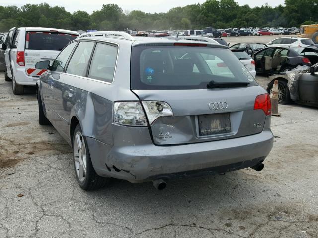 WAUKF78E36A287527 - 2006 AUDI A4 2.0T AV GRAY photo 3