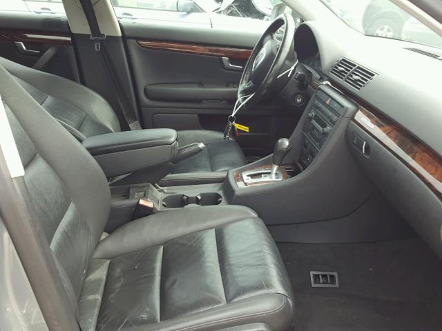 WAUKF78E36A287527 - 2006 AUDI A4 2.0T AV GRAY photo 5