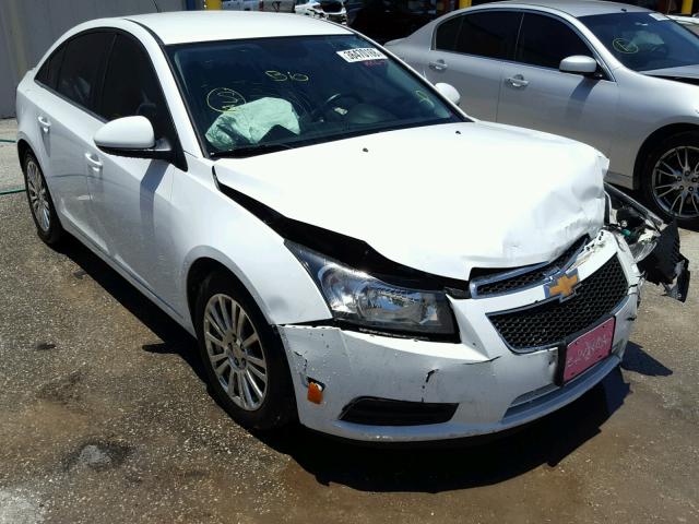 1G1PH5SB4E7167424 - 2014 CHEVROLET CRUZE ECO WHITE photo 1