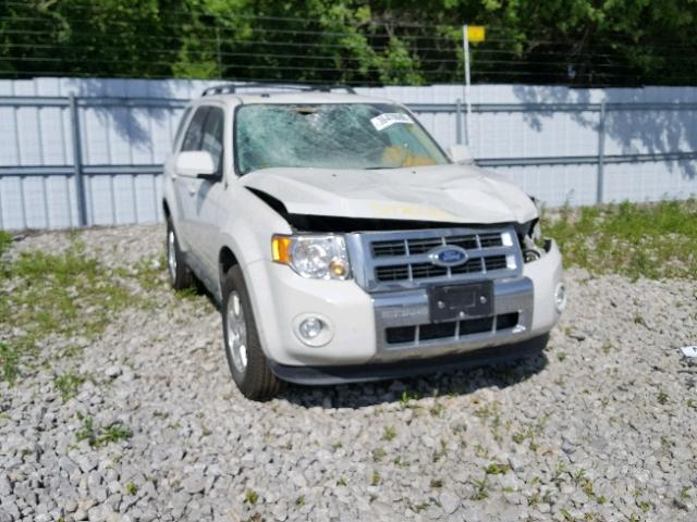 1FMCU9EG3BKA58344 - 2011 FORD ESCAPE LIM WHITE photo 1