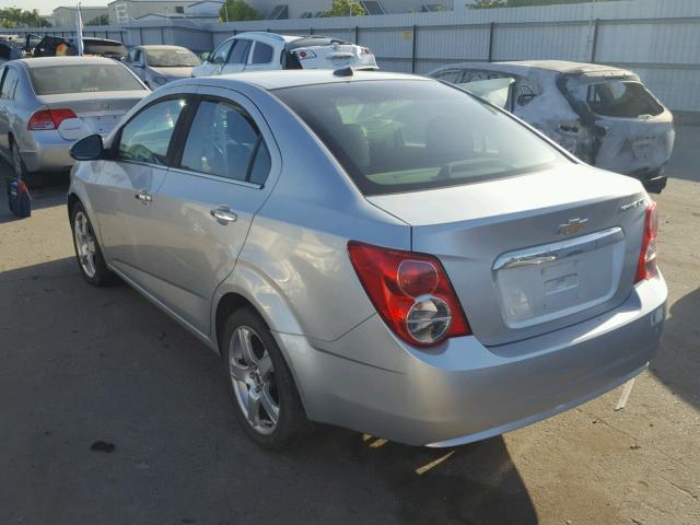 1G1JE5SH5C4119660 - 2012 CHEVROLET SONIC LTZ SILVER photo 3