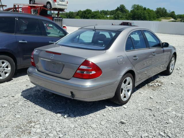 WDBUF70J63A296222 - 2003 MERCEDES-BENZ E 500 SILVER photo 4