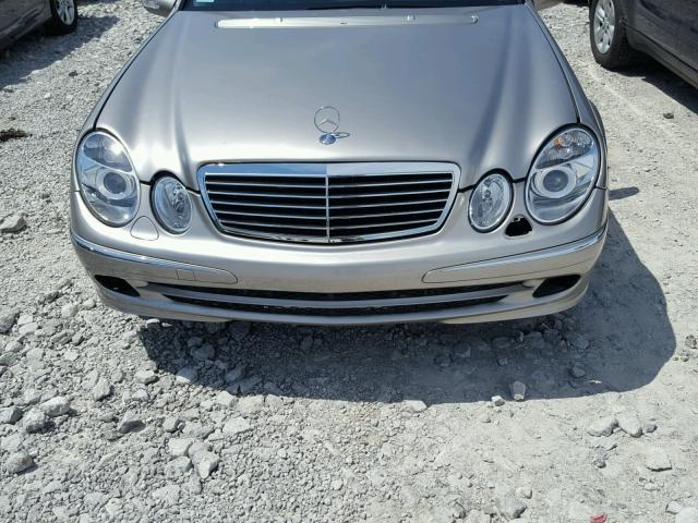 WDBUF70J63A296222 - 2003 MERCEDES-BENZ E 500 SILVER photo 9