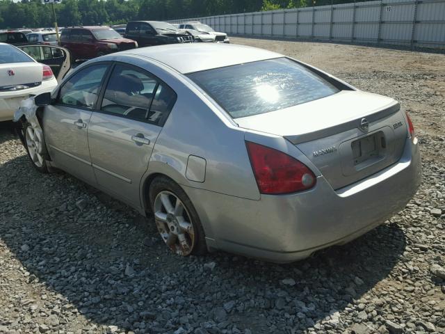 1N4BA41E26C831942 - 2006 NISSAN MAXIMA SE SILVER photo 3