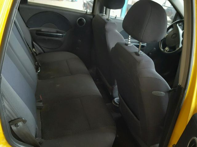 KL1TD66668B016369 - 2008 CHEVROLET AVEO BASE Sarı foto 6