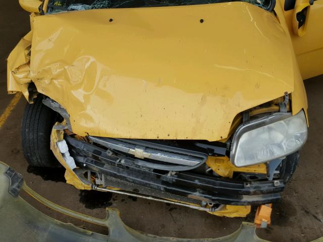 KL1TD66668B016369 - 2008 CHEVROLET AVEO BASE Sarı foto 7