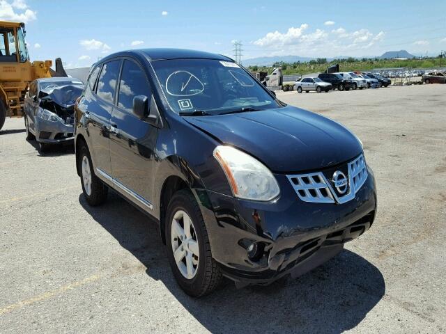 JN8AS5MT6CW252552 - 2012 NISSAN ROGUE S BLACK photo 1