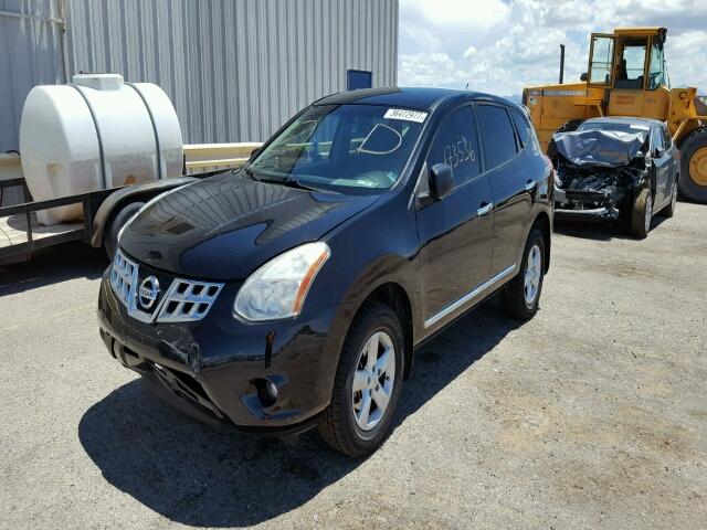 JN8AS5MT6CW252552 - 2012 NISSAN ROGUE S BLACK photo 2