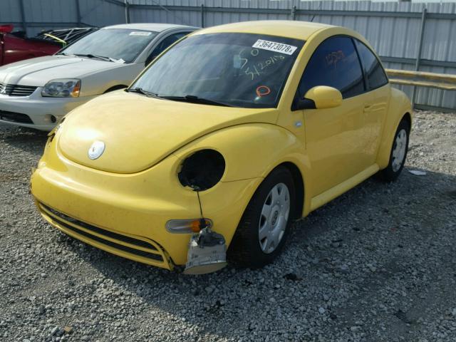 3VWBK21CX3M427384 - 2003 VOLKSWAGEN NEW BEETLE 黄色 照片 2