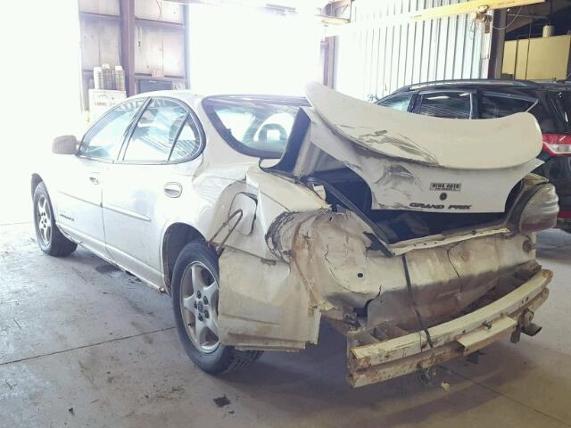 1G2WK52J71F181365 - 2001 PONTIAC GRAND PRIX WHITE photo 3