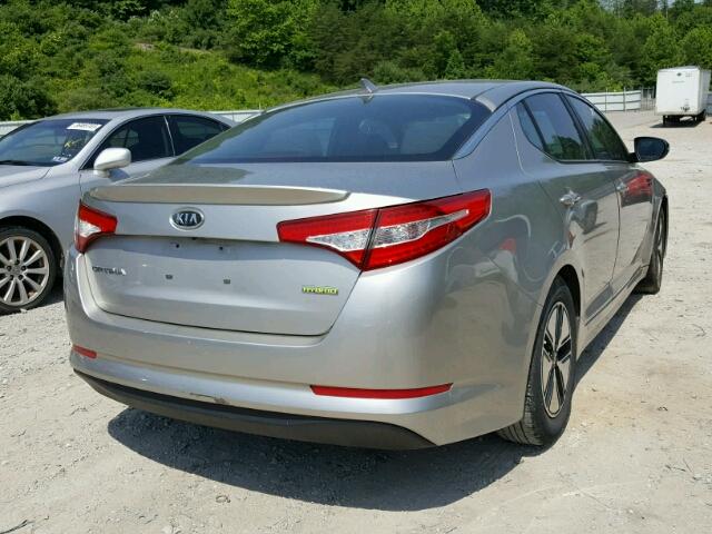 KNAGM4AD5B5003037 - 2011 KIA OPTIMA HYB SILVER photo 4