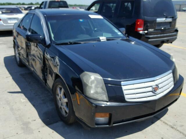 1G6DM57T360171100 - 2006 CADILLAC CTS BLACK photo 1