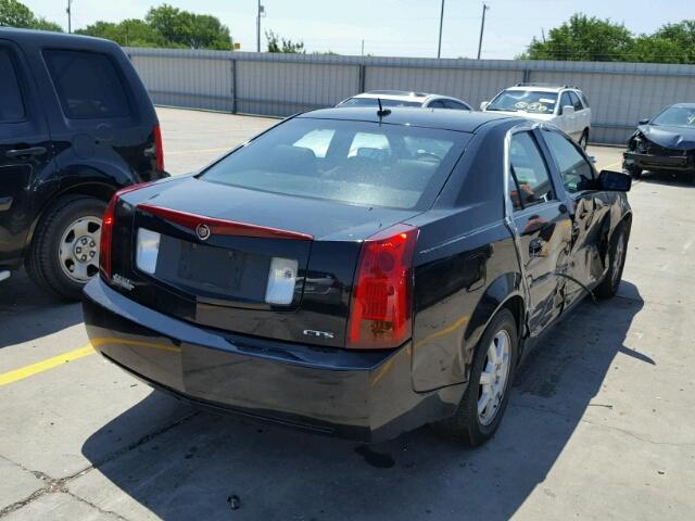 1G6DM57T360171100 - 2006 CADILLAC CTS BLACK photo 4