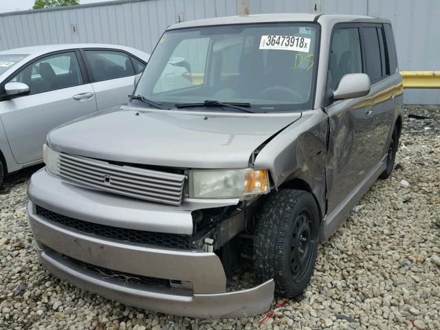 JTLKT334140152802 - 2004 TOYOTA SCION XB Beige Foto 2