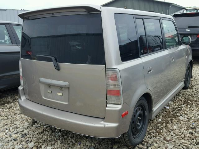 JTLKT334140152802 - 2004 TOYOTA SCION XB Beige Foto 4