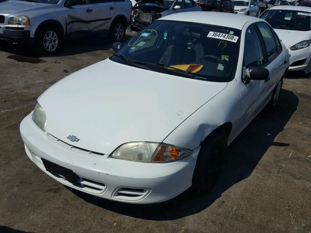 1G1JC524317403352 - 2001 CHEVROLET CAVALIER B WHITE photo 2