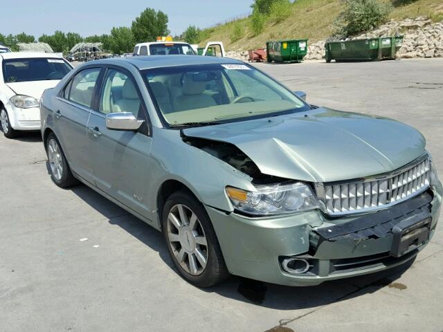 3LNHM26T49R625174 - 2009 LINCOLN MKZ GREEN photo 1