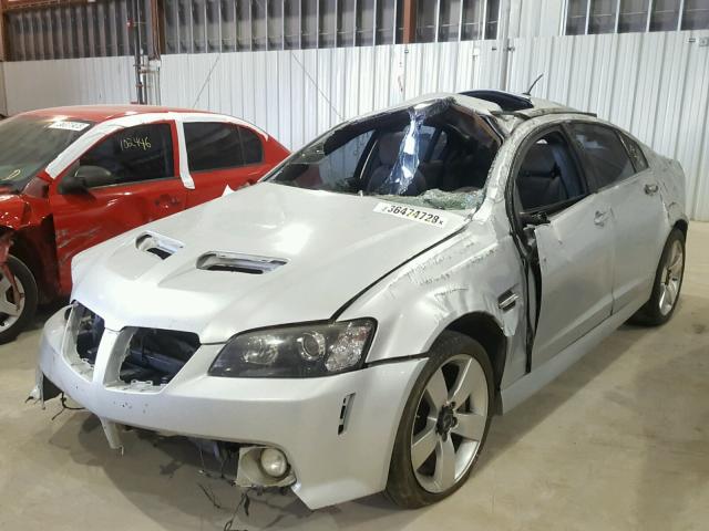 6G2EC57Y19L306309 - 2009 PONTIAC G8 GT SILVER photo 2