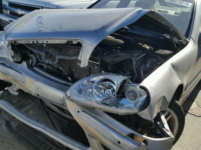 WDBNG70J56A466866 - 2006 MERCEDES-BENZ S 430 GRAY photo 9