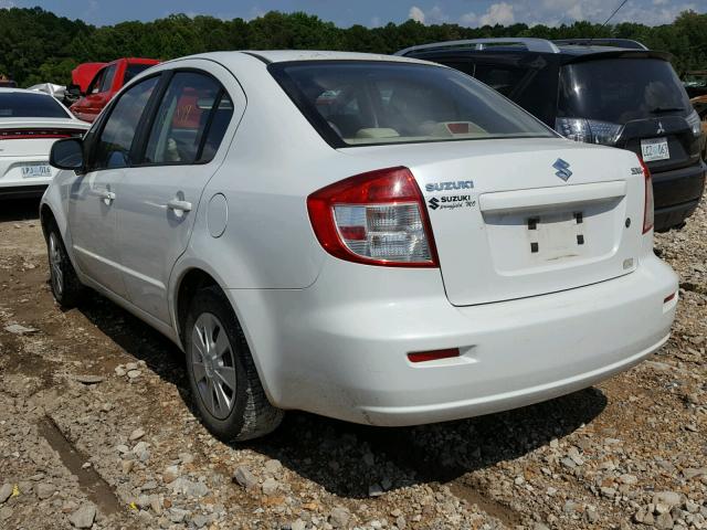 JS2YC5A29A6302785 - 2010 SUZUKI SX4 LE WHITE photo 3