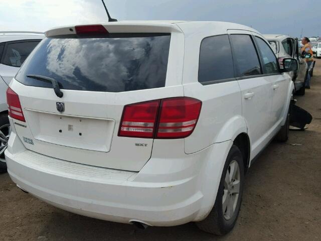 3D4GG57V29T142264 - 2009 DODGE JOURNEY SX WHITE photo 4