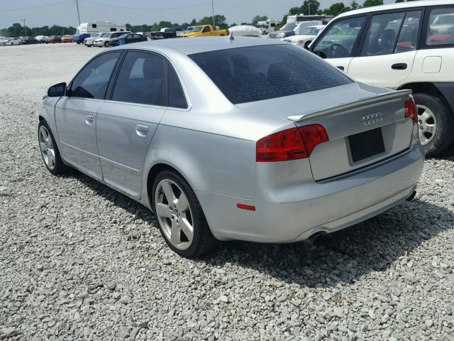 WAUEF78E67A072741 - 2007 AUDI A4 S-LINE SILVER photo 3