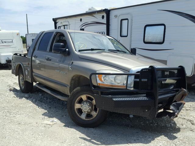 1D7KS28CX6J214998 - 2006 DODGE RAM 2500 S TAN photo 1