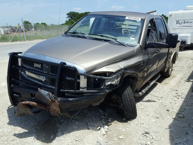 1D7KS28CX6J214998 - 2006 DODGE RAM 2500 S TAN photo 2