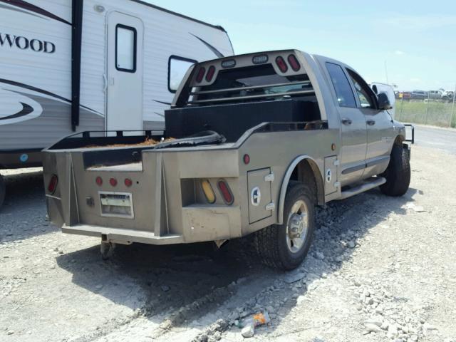 1D7KS28CX6J214998 - 2006 DODGE RAM 2500 S TAN photo 4