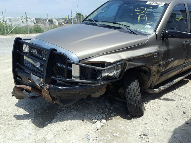 1D7KS28CX6J214998 - 2006 DODGE RAM 2500 S TAN photo 9