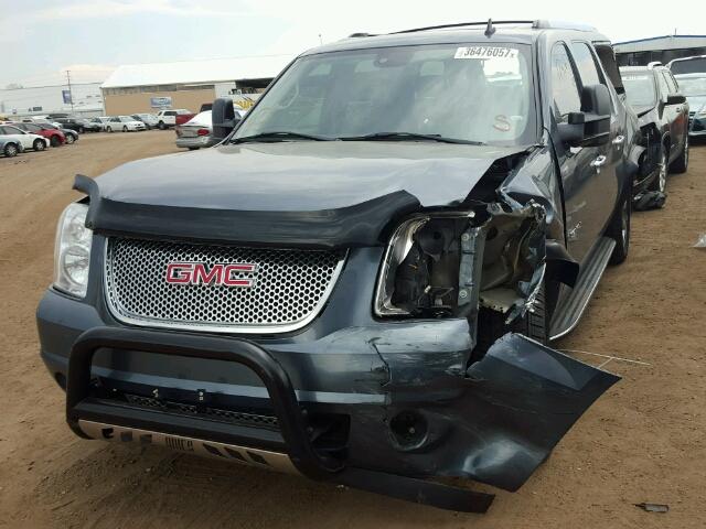 1GKFK66878J142781 - 2008 GMC YUKON XL BLUE photo 2