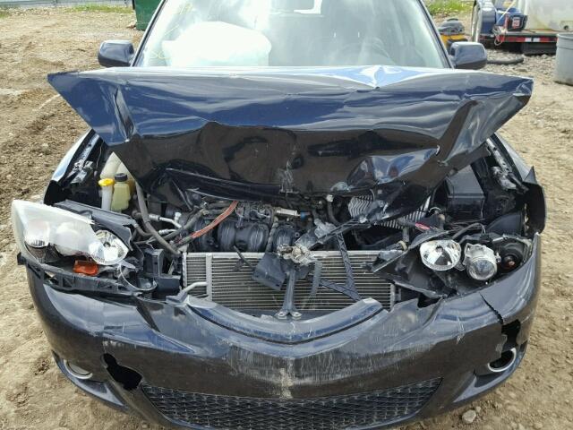 JM1BK143561461050 - 2006 MAZDA 3 HATCHBAC BLACK photo 7