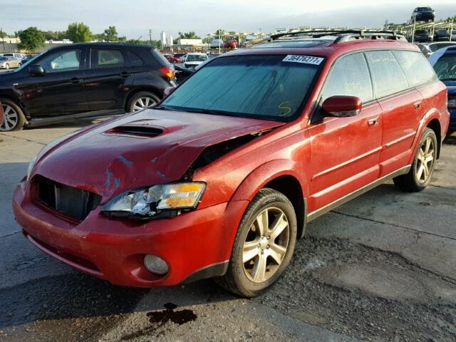 4S4BP67C854336921 - 2005 SUBARU LEGACY OUT RED photo 2