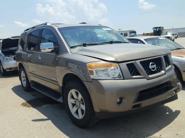 5N1BA08D38N630649 - 2008 NISSAN ARMADA SE GOLD photo 1