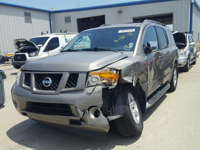 5N1BA08D38N630649 - 2008 NISSAN ARMADA SE GOLD photo 2