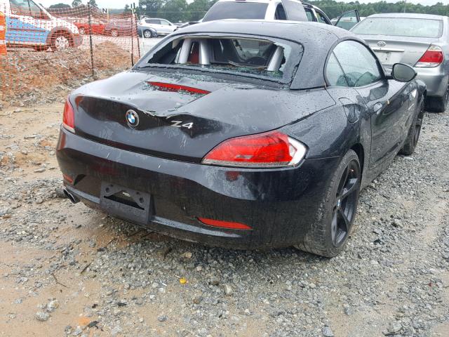 WBALM5C52BE380404 - 2011 BMW Z4 SDRIVE3 BLACK photo 4