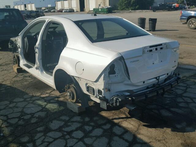 3FAHP0JG2CR256810 - 2012 FORD FUSION SEL WHITE photo 3