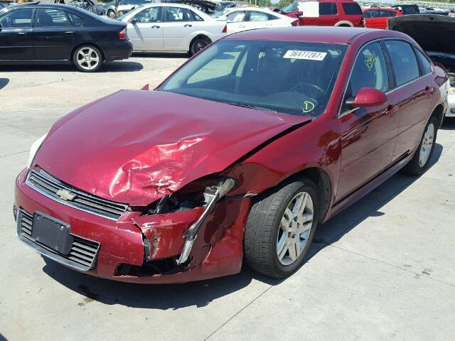 2G1WG5EK1B1104560 - 2011 CHEVROLET IMPALA RED photo 2