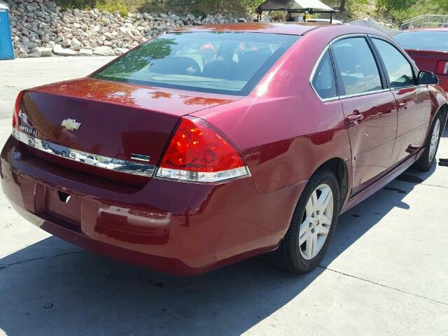 2G1WG5EK1B1104560 - 2011 CHEVROLET IMPALA RED photo 4