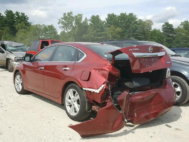 1N4AL3AP8EC158428 - 2014 NISSAN ALTIMA 2.5 RED photo 3