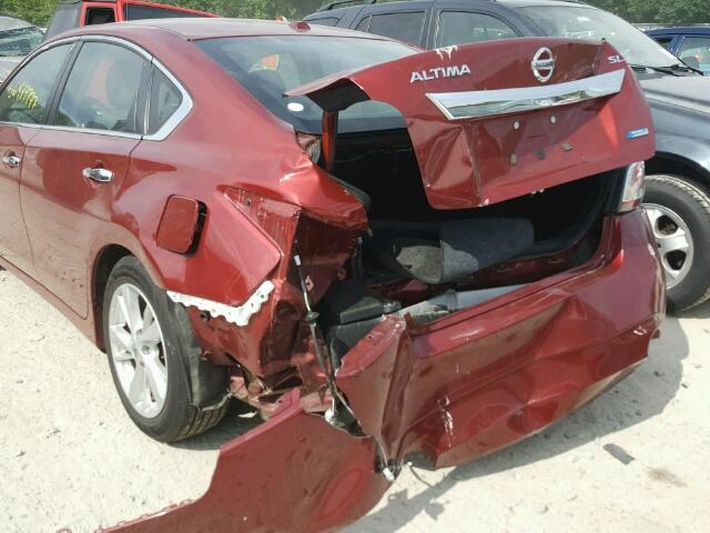 1N4AL3AP8EC158428 - 2014 NISSAN ALTIMA 2.5 RED photo 9