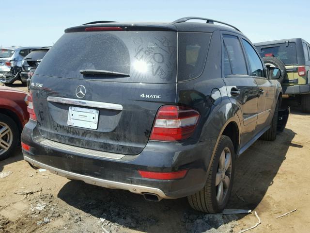 4JGBB86E79A518341 - 2009 MERCEDES-BENZ ML 350 BLACK photo 4