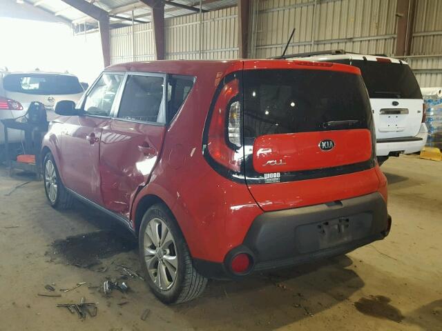 KNDJP3A50E7721848 - 2014 KIA SOUL + RED photo 3