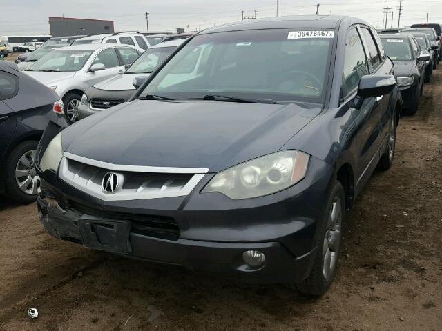 5J8TB18537A018348 - 2007 ACURA RDX CHARCOAL photo 2