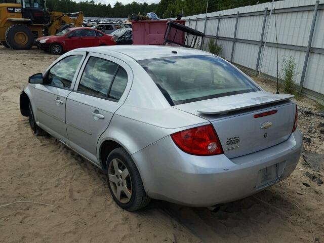 1G1AL58F387180250 - 2008 CHEVROLET COBALT LT SILVER photo 3